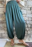 Basso Shirring Balloon Pant Forest